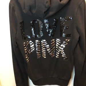 Sequin PINK Victoria’s Secret Hoodie